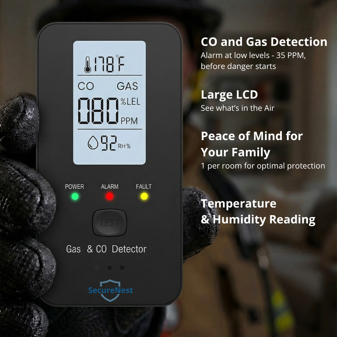 SecureNest™ 4 in 1 CO Detector